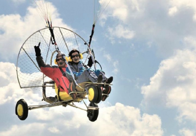  Bautismo de ULM en un biplaza 